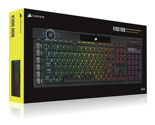 V Teclado Corsair K100 Rgb Inglés Mx Speed Linear