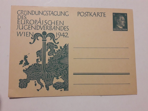 Postal Europaischer Jugendnerbandes Wien 1942