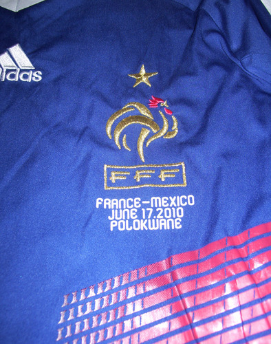 Seleccion Francia Adidas Mundial Sudafrica 2010 #12 Henry (Usado)