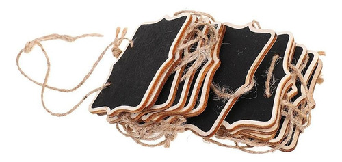 Minitablón Rectangular De Pizarra Para Colgar, 12 Unidades