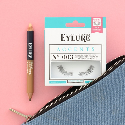 Eylure Naturals Pestañas Postizas, Estilo No. 003, Reutiliza