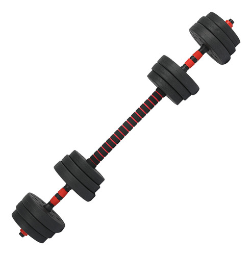Set De Mancuernas Y Barra 20 Kg 2 En 1