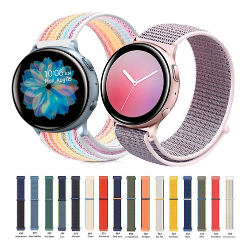 Correa Nylon Pulso Compatible Samsung Watch Huawei Gt2 22mm