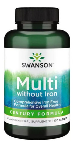 Swanson Multivitamínico Century Formula 130 Tabs (4 Meses)