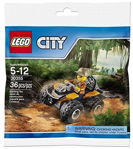 Coche Atv Lego City Jungle 30355 Con Minifigure 2017 (polyba