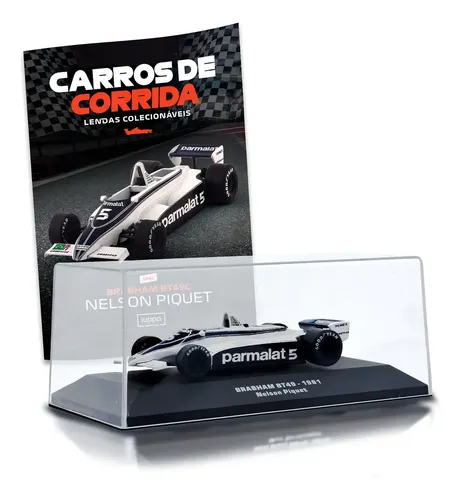 Luppa Carros De Corrida, Brabham Bt49 1981 Nelson Piquet Cor Branco Ed14 - R$ 95,7