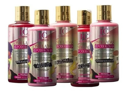 Onduladas  E Poderosas 300 Ml, Kit Hemerson Dos Cachos