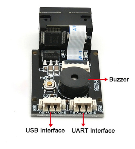 2 Escáneres De Códigos De Barras Gm65 1d 2d Usb Usart Pdf417