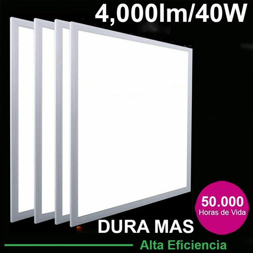 Panel Led 60x60 Cm 40w 4000lm  Empotrable 4000k 50,000 Horas