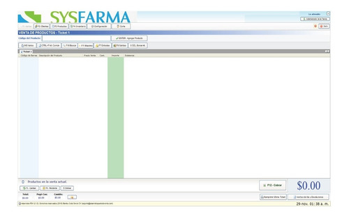 Sistema De Ventas, Software, Tickets, Lector De Barras