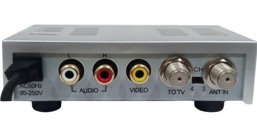 Imagem 2 de 6 de Modulador Rca Audio Video Para Rf Mxt Com Cabo Rca 1,8mt
