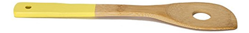Set De Utensilios De Cocina De Bambú Home Basics Con Mangos