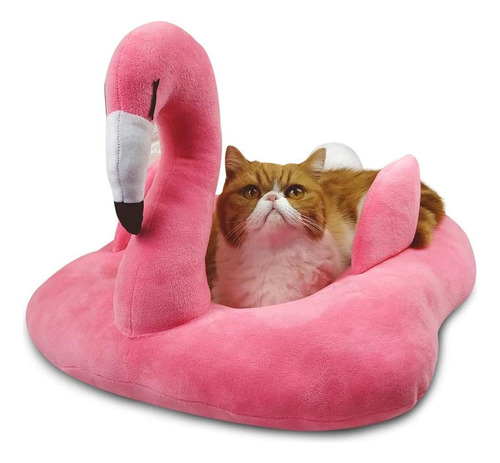 Sofá Cama Para Gatos Con Forma De Flamenco Petgrow, Cama Cál