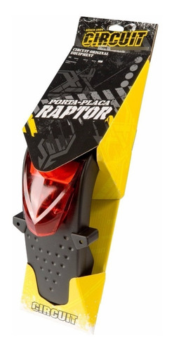 Imagem 7 de 7 de Suporte Porta Placa Raptor Circuit Universal Com Lanterna