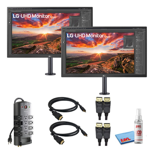 LG Monitor Led Uhd Ips Hdr Protector Sobretension Salida Lcd