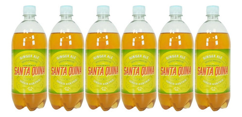 Ginger Ale Santa Quina 1l Premium Mixer X6 Unidades Oferta