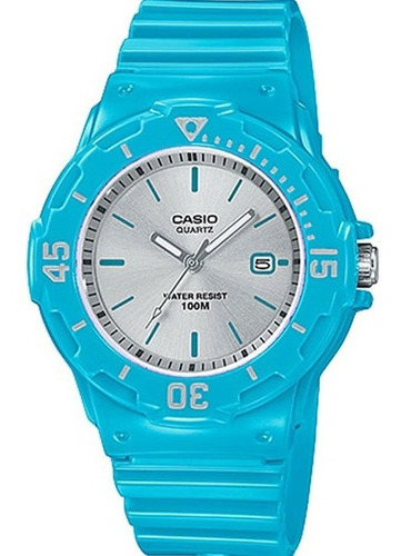 Reloj Casio  Lrw200 2e Mujer Correa Azul *watchsalas* Full