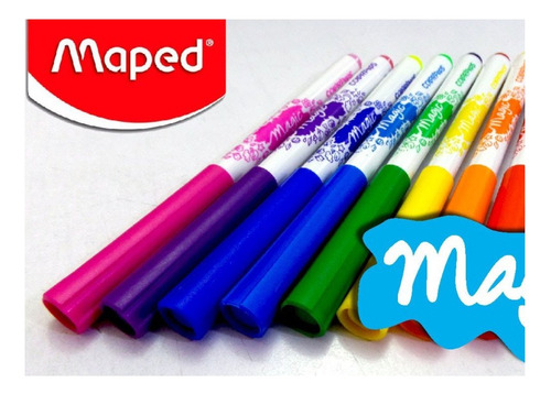 Plumones Mágicos Maped Color Peps Magic 10 Piezas