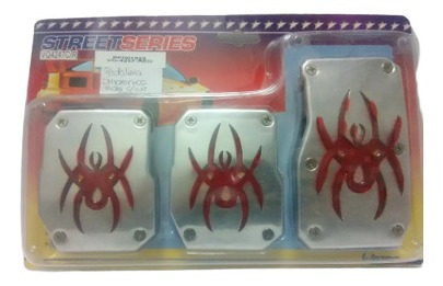 Pedaleras Sincronica Spider Con Luz Rojo