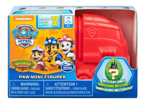 Mini Figura Sorpresa Dinosaurio Paw Patrol Rojo Caffaro