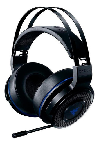 Headset Gamer S/fio Razer Thresher Wireless, 7.1, Ps4 E Pc Cor Preto e azul