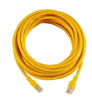 Cable De Red Utp Patch Cord Categoría 5e 10 M Amarillo