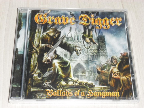 CD de Grave Digger - Ballads Of A Hangman 2009, versión del álbum oficial sellado en Europa