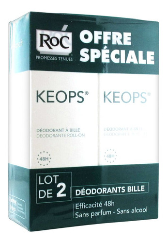 Roc Keops - Rollo De Desodorante (2 X 1.0 fl Oz)