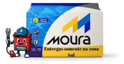 Bateria Moura M60ge Positivo-e - A Base De Troca Zona Sul