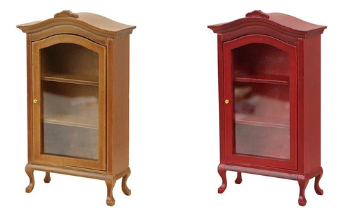 Gabinete En Miniatura Casa De Muñecas Mueble De Exhibición