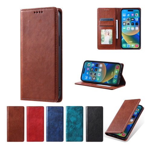 Funda Tipo Cartera Para Teléfono Redmi 13c 12 10 10c 9 11a
