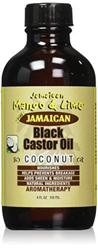 Jamaicano Mango Y Lima Aceite De Ricino Negro Con Coco 4 Oz