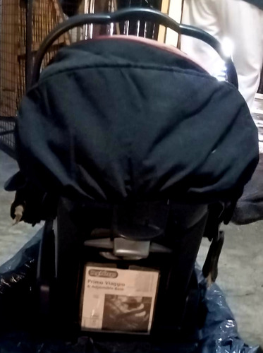 Huevito Peg Perego Primo Viaggio Para Auto Y Cochecito Primo Viaggio Negro Y Beige (Usado)