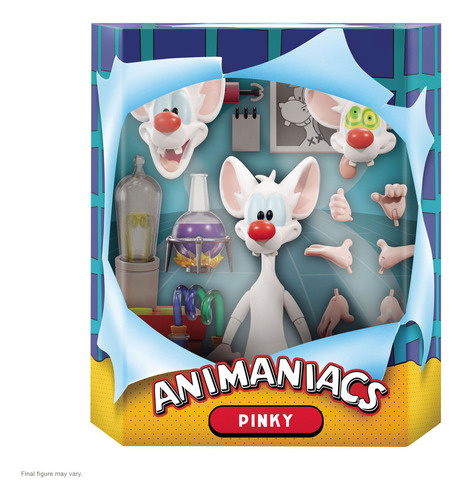 Figura Ultimate Pinky - Pinky Y Cerebro Animaniacs Super 7