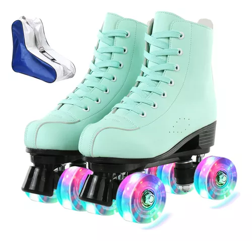 Patines en línea transpirables para mujer, zapatos de patinaje para  adultos, principiantes - AliExpress