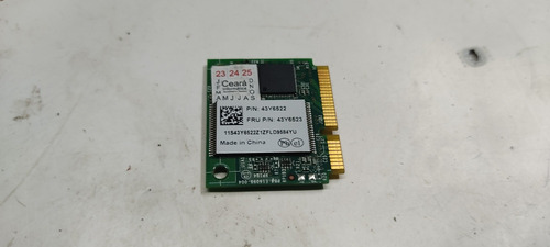 Placa Memory Card 2g Para Notebook Lenovo Thinkpad T500 (Usado)
