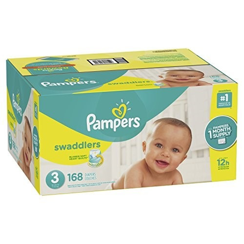 Pampers Swaddlers Pañales Tamaño 3 168 Contar