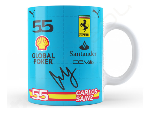 Taza Fierrera - Carlos Sainz #20 2024 | Formula 1 / Ferrari