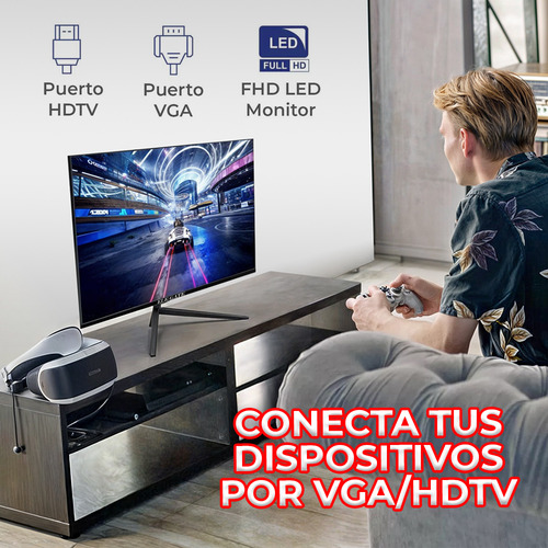 Monitor Gamer Ele-Gate con pantalla de 19" 60Hz 127V y resolución Full HD MON.190.1K