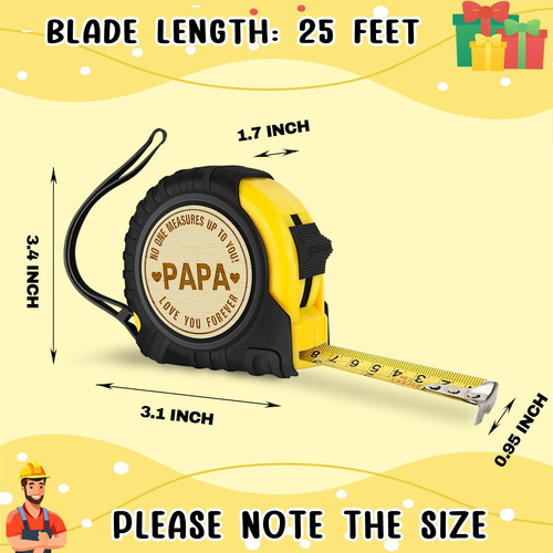 Cinta Métrica Grabada Para Papá Regalo Día Del Padre