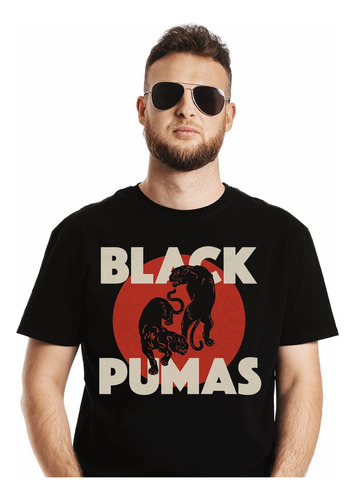 Polera Black Pumas Album Rock Abominatron