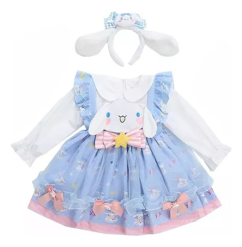 Nuevo Vestido Cinnamoroll De Sanrio Cono Forma De Tutú Para