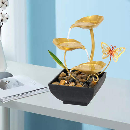 W Característica De Agua Usb De Fuente De Mesa De 3 Niveles