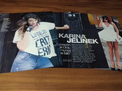(ar283) Karina Jelinek * Clippings Revista 3 Pgs * 2015