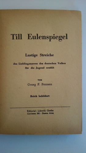 Imagen 2 de 5 de Till Eulenspiegel Lustige Streiche - Georg P. Petersen