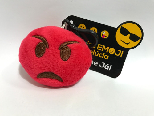 Imagem 2 de 6 de Chaveiro Emoji De Pelúcia
