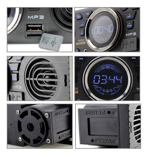 Radio Coche Mp3 Audio Tarjeta Memoria Digital Segura 12.0v C