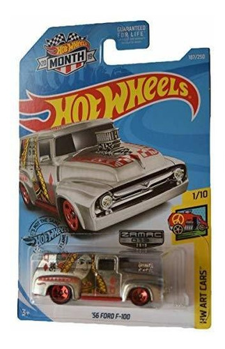 Hot Wheels Art Cars 1/10 Zamac 56 Ford F 100 187/250 [tarje