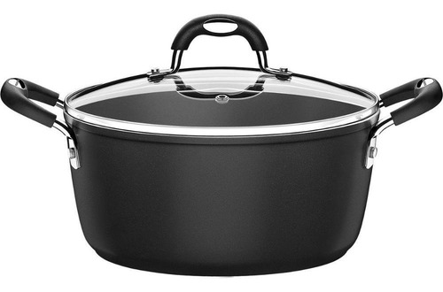 Caçarola Tramontina Antiaderente Mônaco Induction 24cm Preta