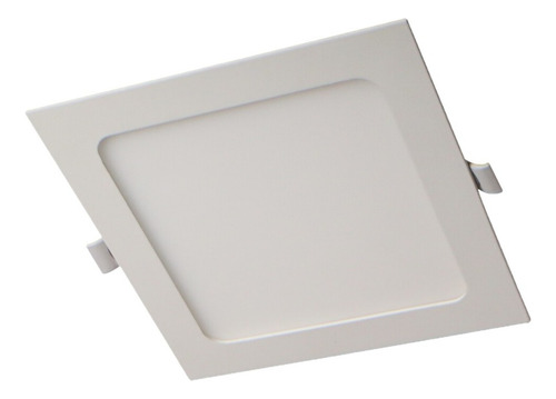 Foco Led Embutido 12w Cuadrado 3k 960lumen Ip20 173mm Darlux